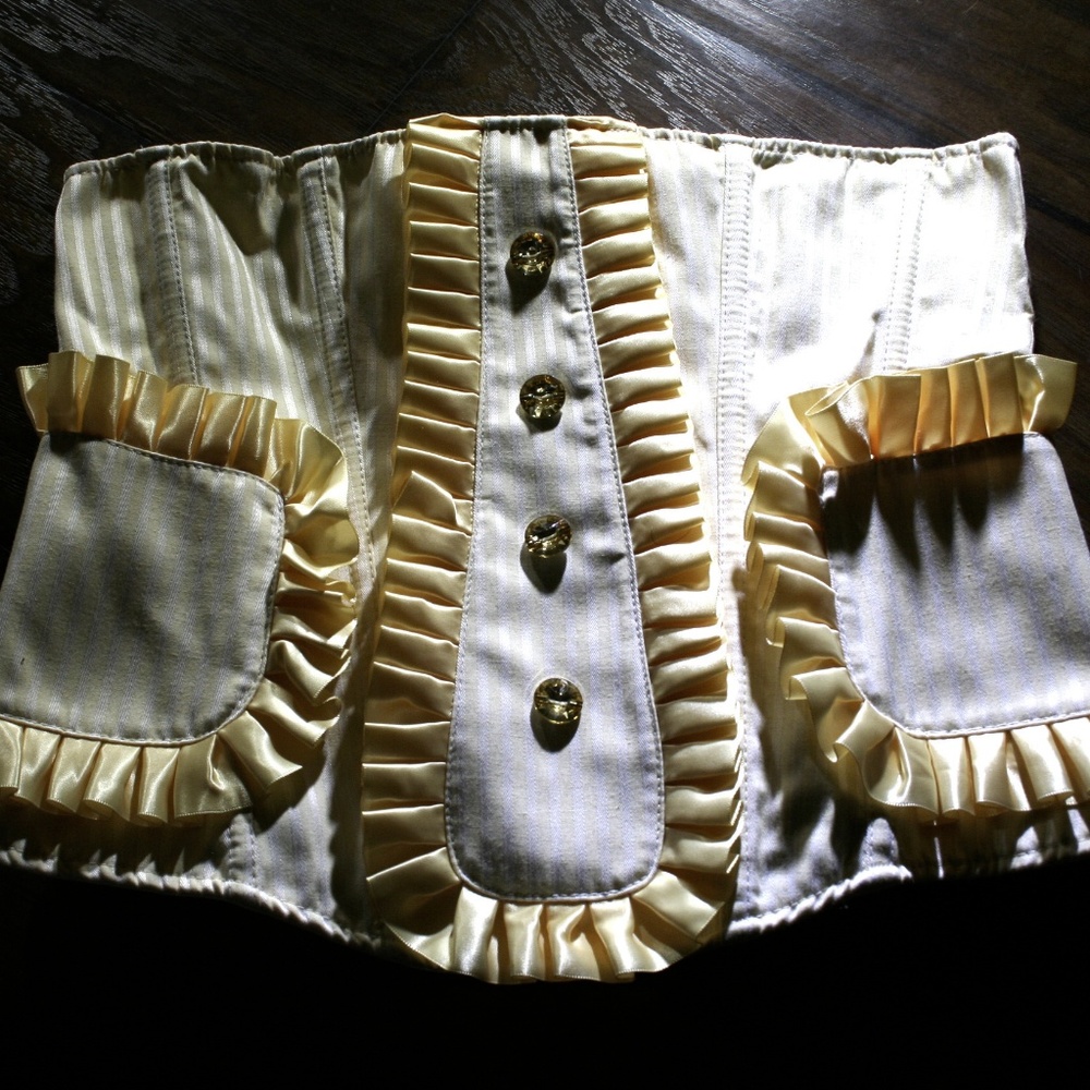 Steampunk Victorian Bustier Corset Cincher