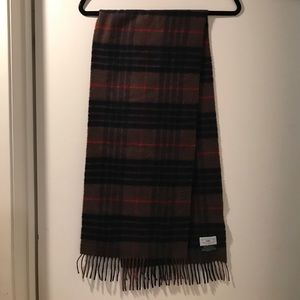 Vintage Plaid Cashmere Scarf