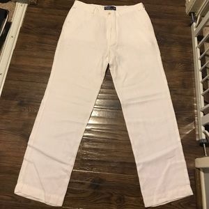 Ralph Lauren white linen pants