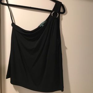 Ralph Lauren One Shoulder Top
