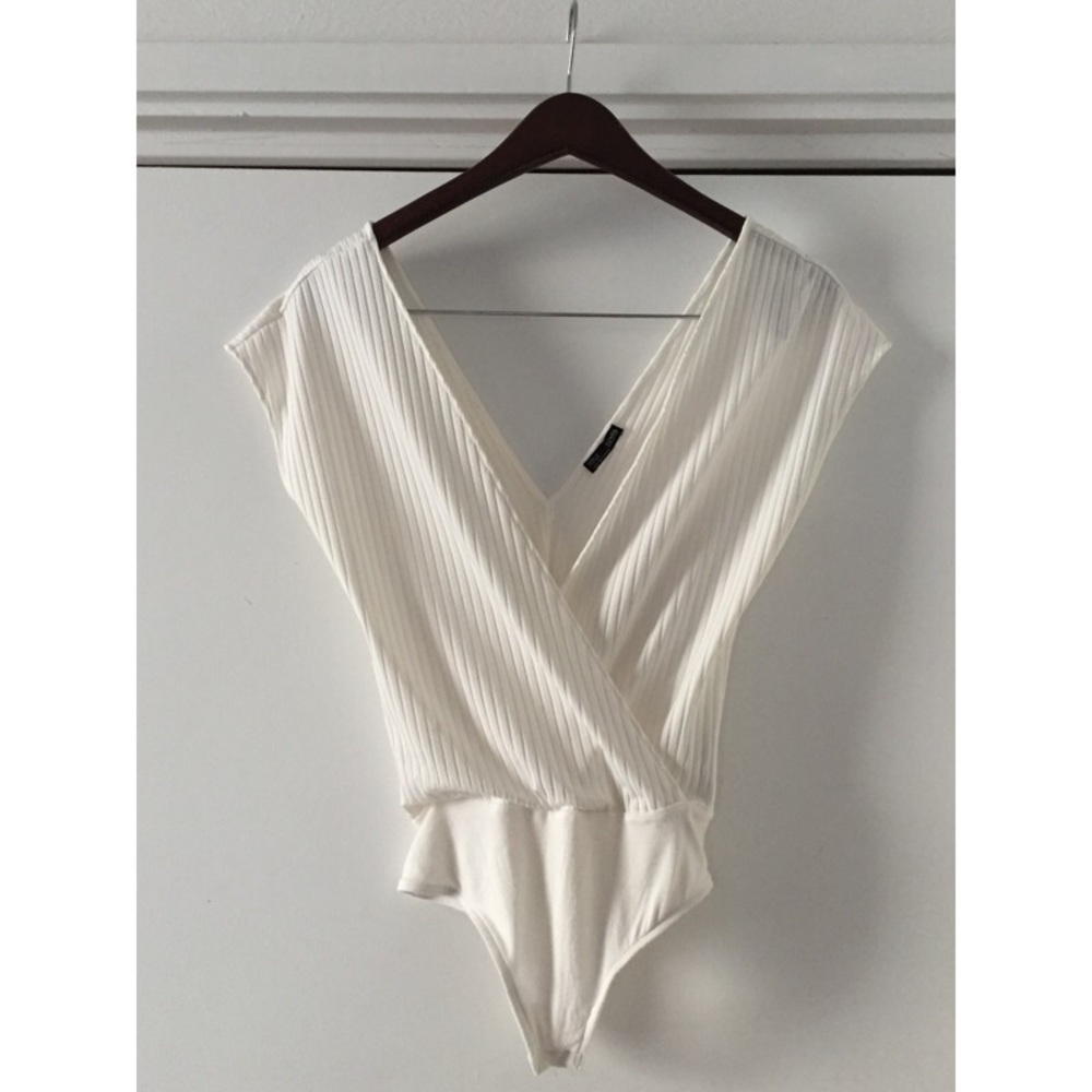 Plunging Neckline Bodysuit