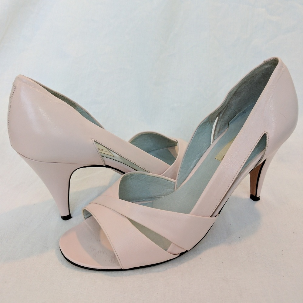 Sesto Meucci of Florence pink d'orsay heels