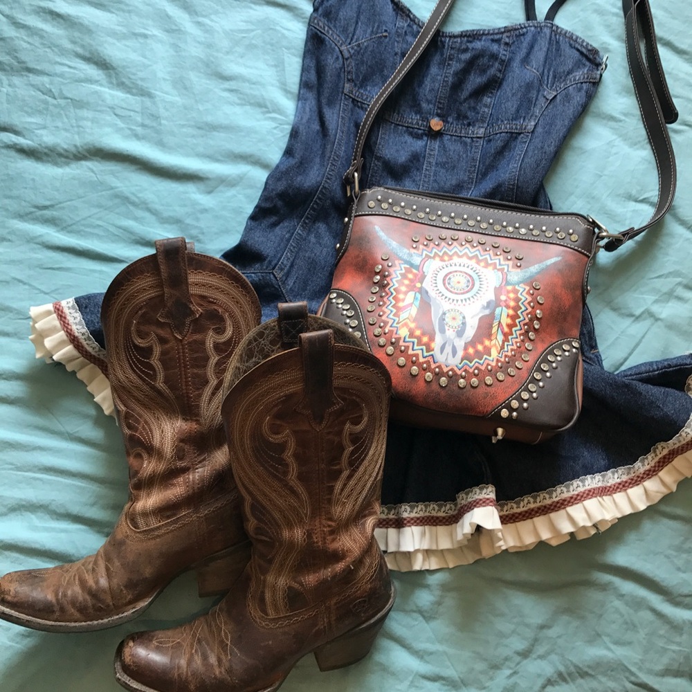 Country western jean dress