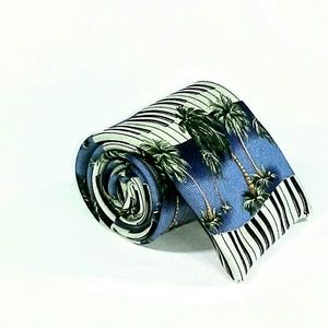 Tommy Bahama Square End Palm Trees Piano Tie 56.5"