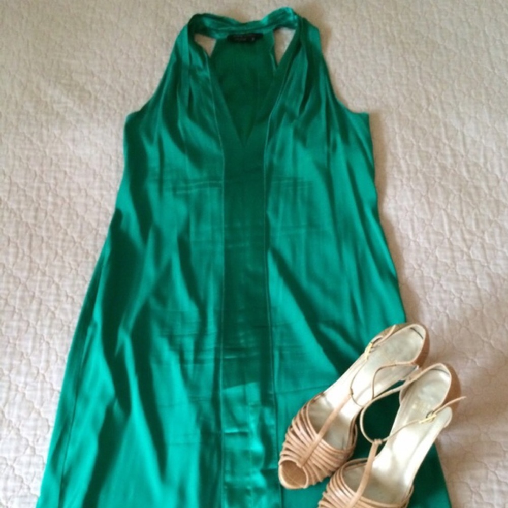 BCBG Green Midi Dress