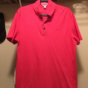 Vibrant red Calvin Klein Polo