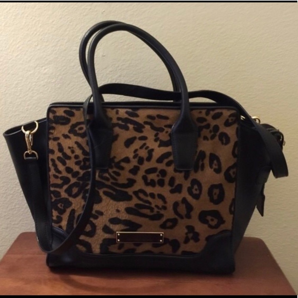 Antonio Melani Leopard Purse