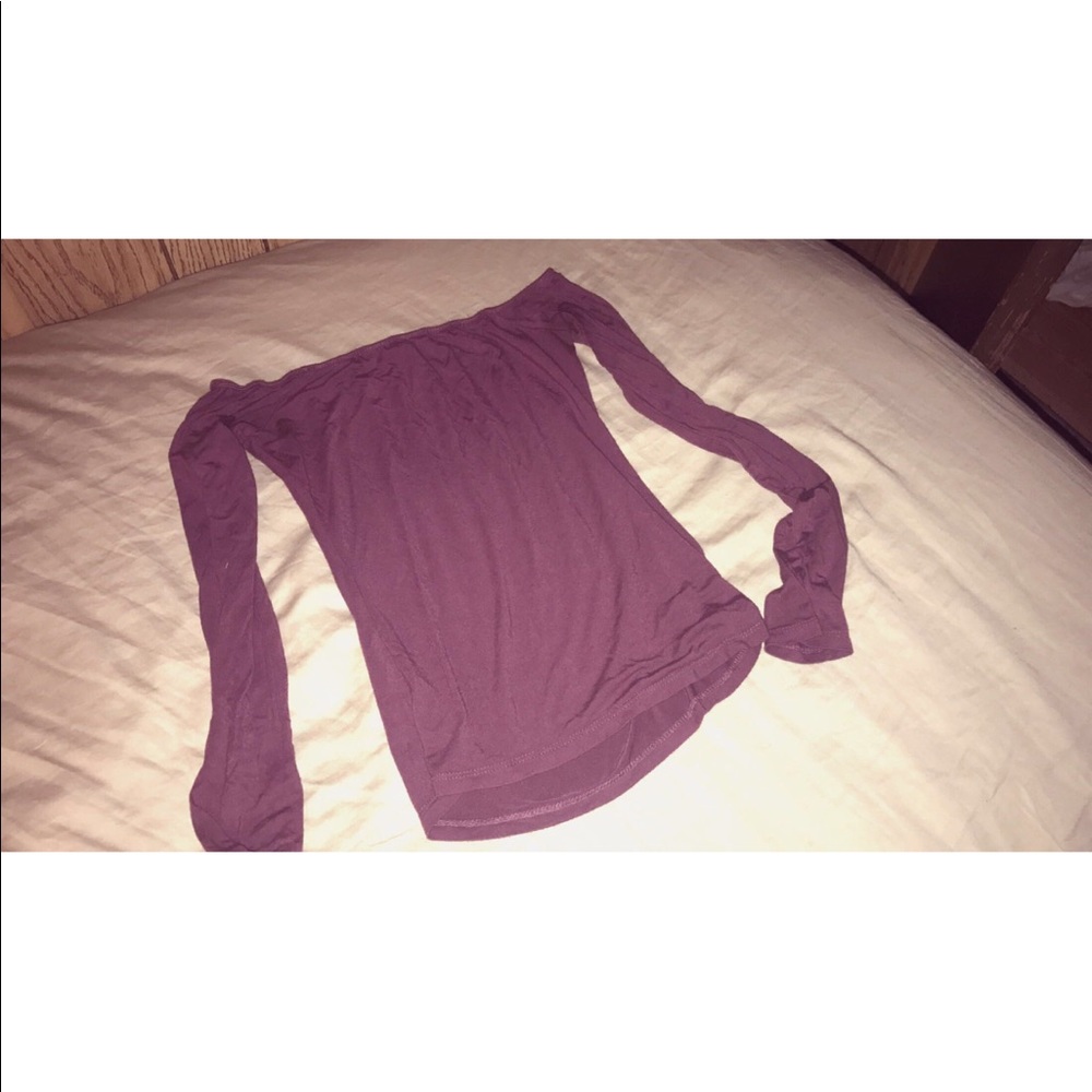 Off the shoulder top.