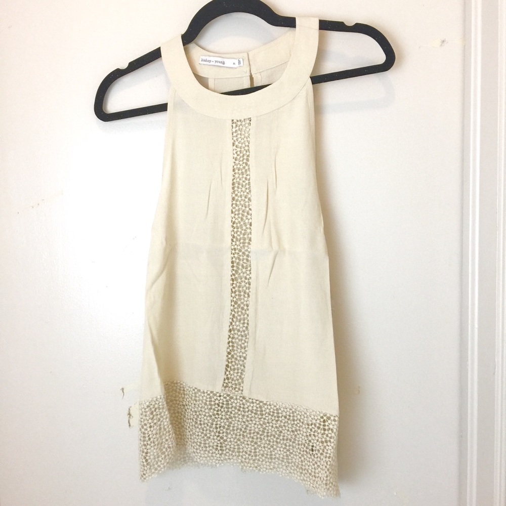 🆕 bishop + young  Crochet Insert Top