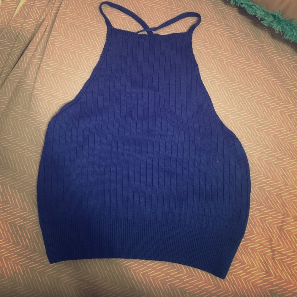 Knit crop top