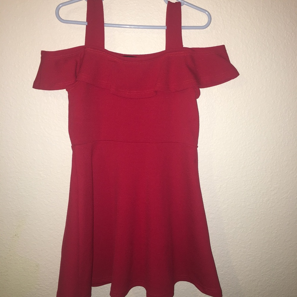 Off shoulder dress for toddler