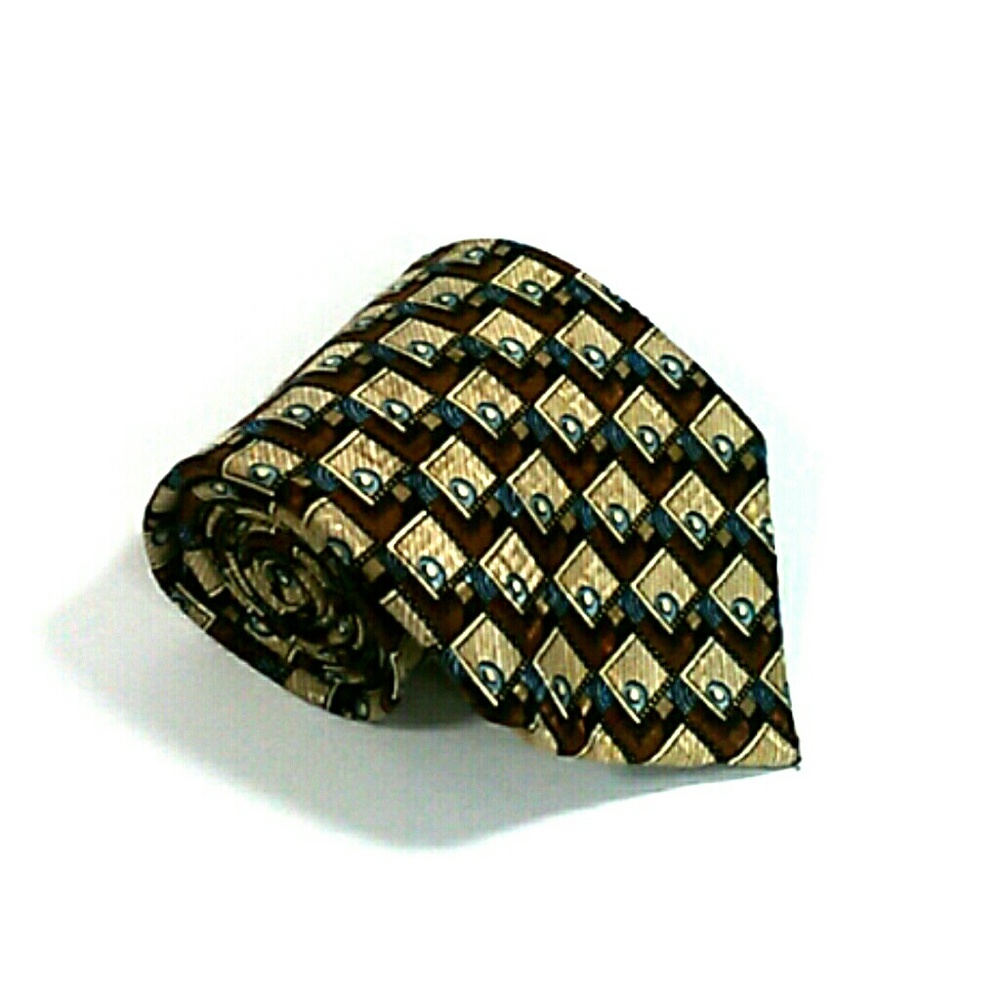 Gentlemen Givenchy Geometric Square Men's Tie 57"