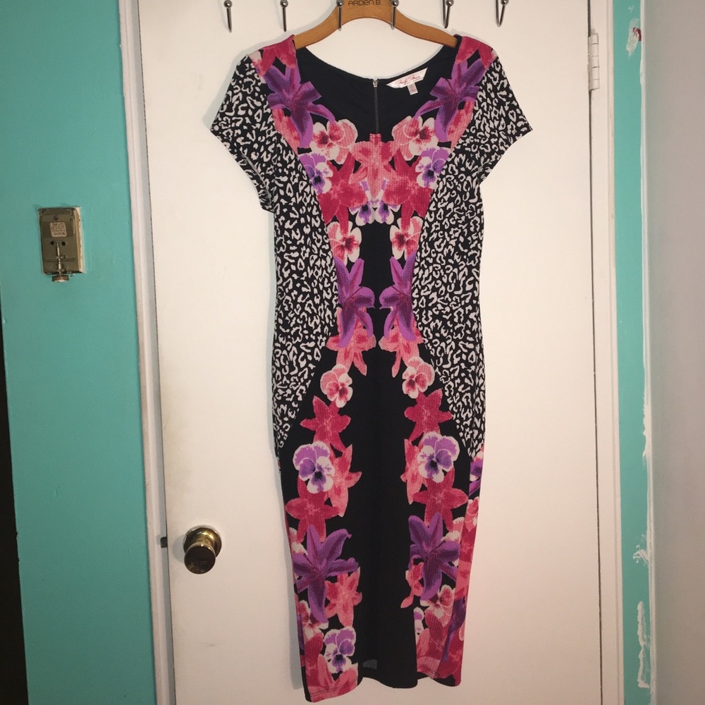 Floral print dress