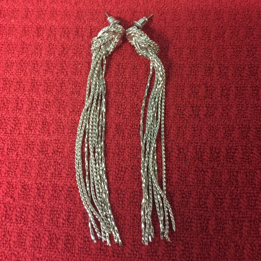 Silver color, earrings