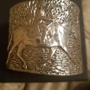 Solid Sterling silver cuff bracelet