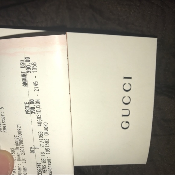 Gucci belt