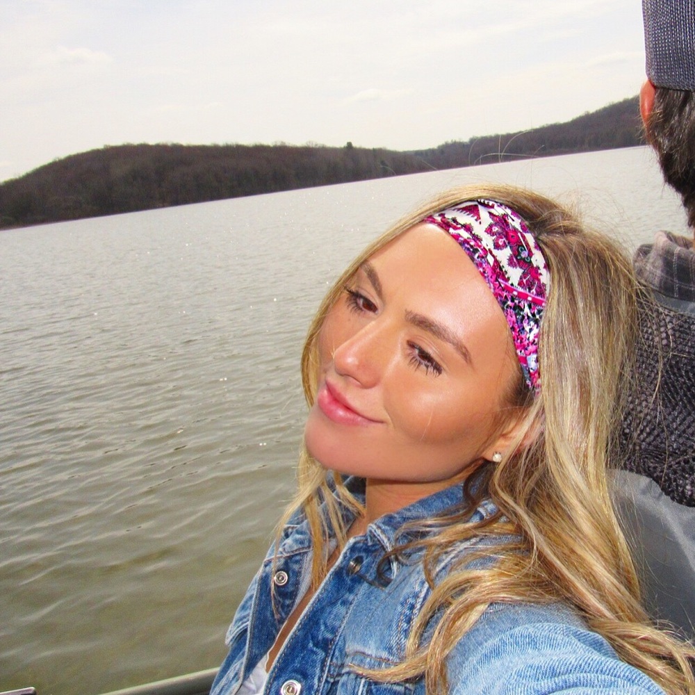 Silky Headband / wrap look