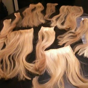 Light Blonde Clip In Hair Extensions
