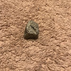 Gold rock with diamond