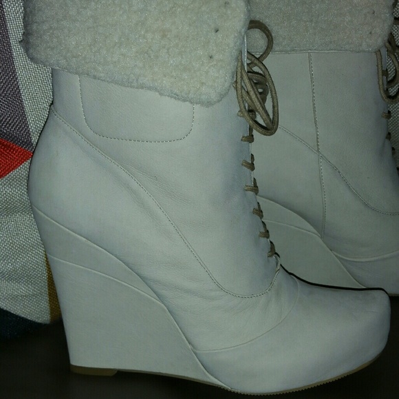 RARE!! Rachel Roy Wedge Boots SERIOUS INTREST!! - Picture 3 of 6
