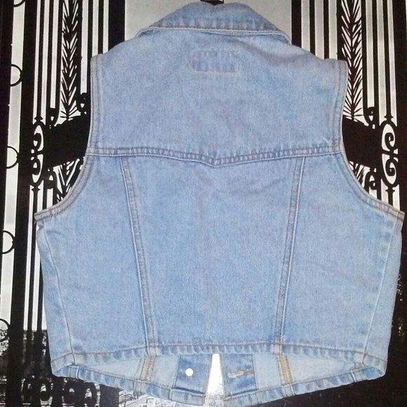 VINTAGE -JAY JACOBS RETRO DENIM VEST - Picture 2 of 4