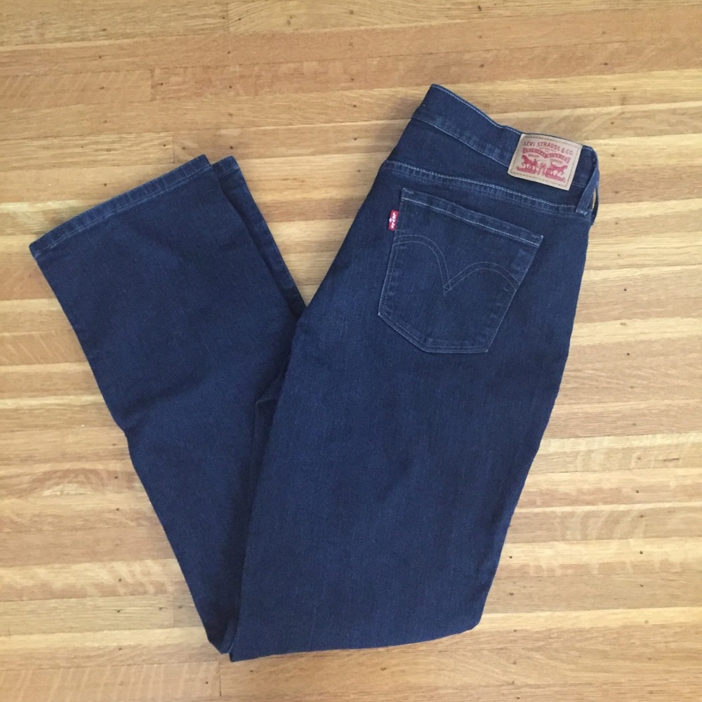 Straight leg jeans
