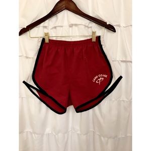 (SOLD ON DEPOP) Red Camp Ozark Running Shorts