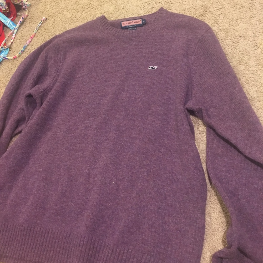 Purple vineyard vines sweater