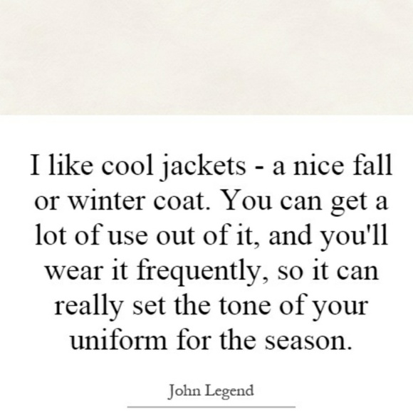 Coats and jackets...
