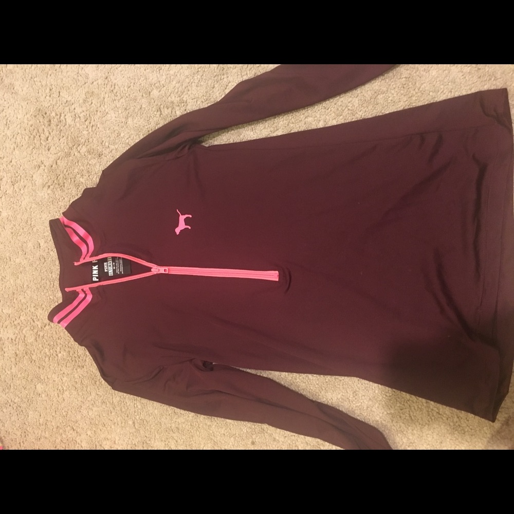 Maroon and pink pullover from Pink