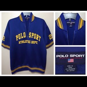 Vtg 92 93 Polo Sport Ralph Lauren Varsity Jacket