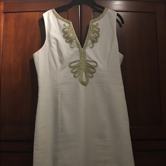 Lilly Pulitzer Dresses & Skirts - Lilly Pulitzer white Janice Shift Size 12