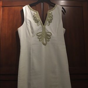 Lilly Pulitzer white Janice Shift Size 12