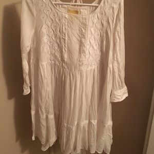 Ruffle tunic dress