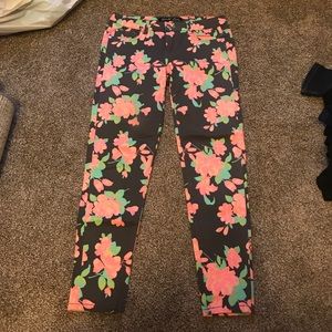 Floral jeans