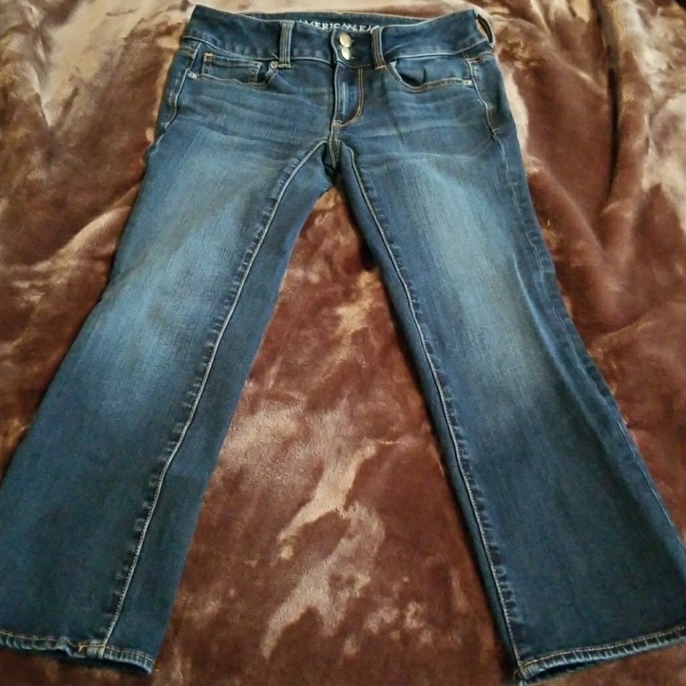 AMERICAN EAGLE ARTIST CROP CAPRIS..SIZE 0 REG.