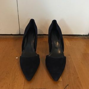 Banana Republic Navy Blue D'Orsay Pumps