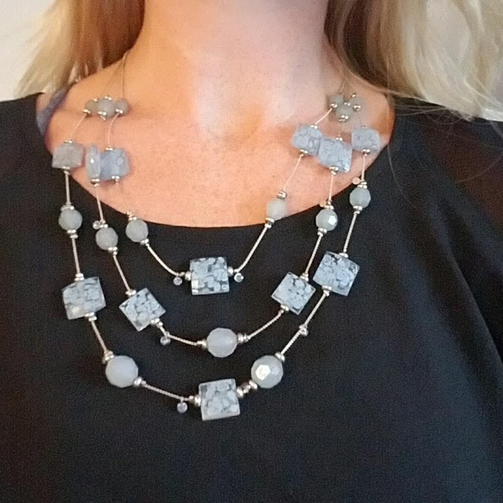 Light blue necklace