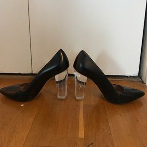 Zara Lucite Heels