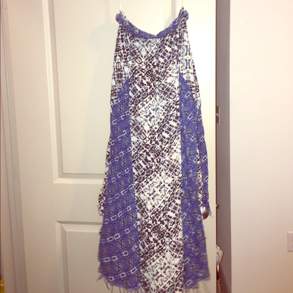 Long flowy frayed hem FREE PEOPLE SKIRT