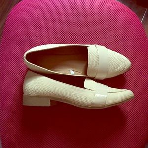 cream shoes