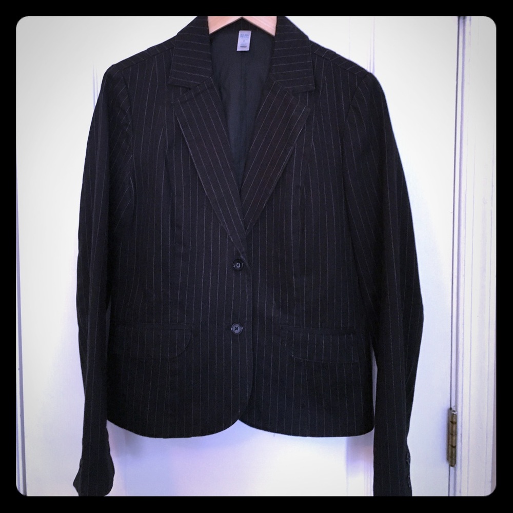 Pinstripe blazer jacket
