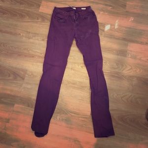 Mavi Alexa Maroon Skinny Jean
