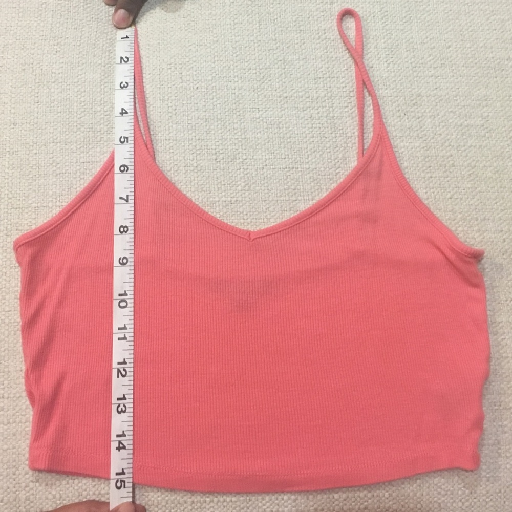Charlotte Russe Pink/Coral Crop Top