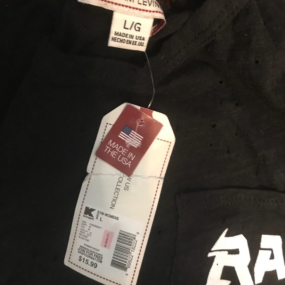 BRAND🆕WT RAD MUSCLE cropped TANK Adam Levine🖤👌 - Picture 2 of 2