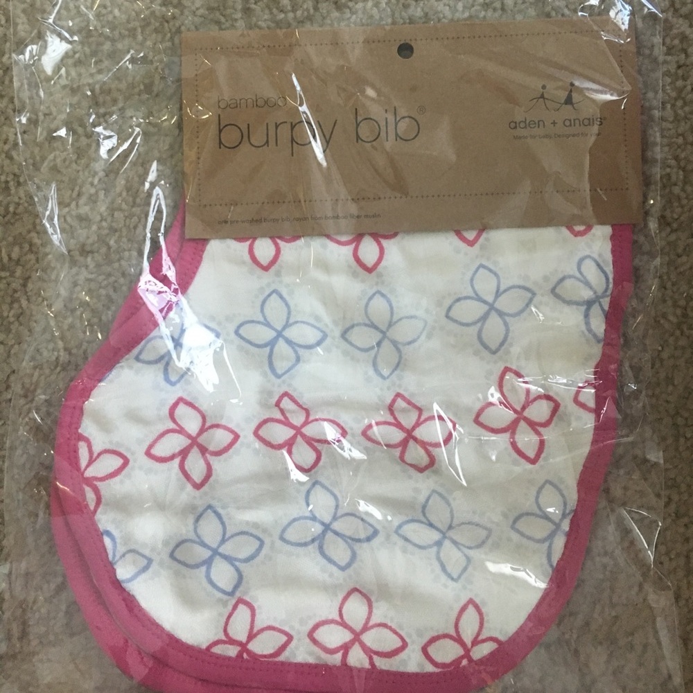 NWT Aden and Anais bamboo bib