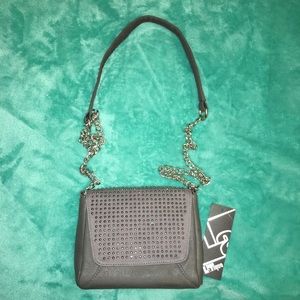 Grey One Shoulder Mini Purse For a Night Out!