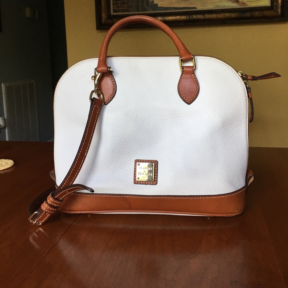 Dooney & Bourke Pebble Grain Zip Zip Satchel