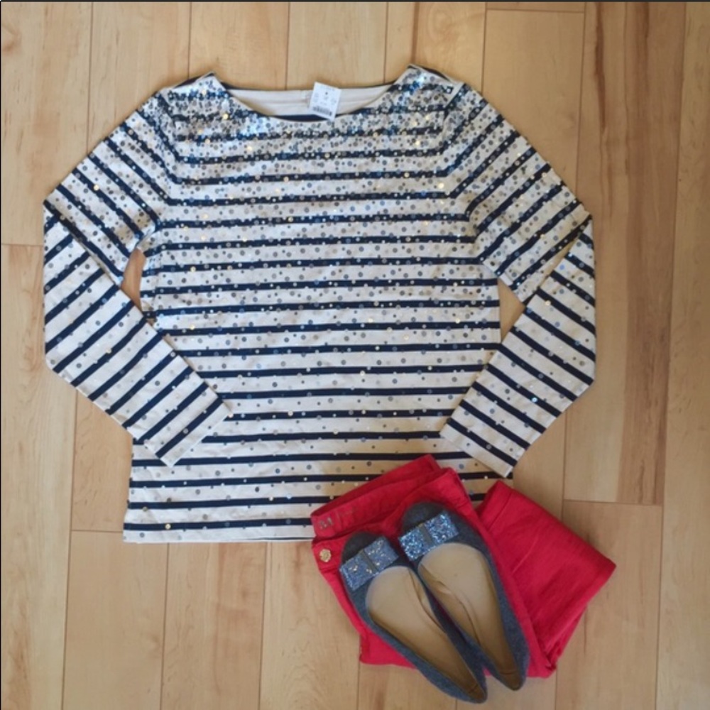 HOST PICK -- Jcrew sequin shirt