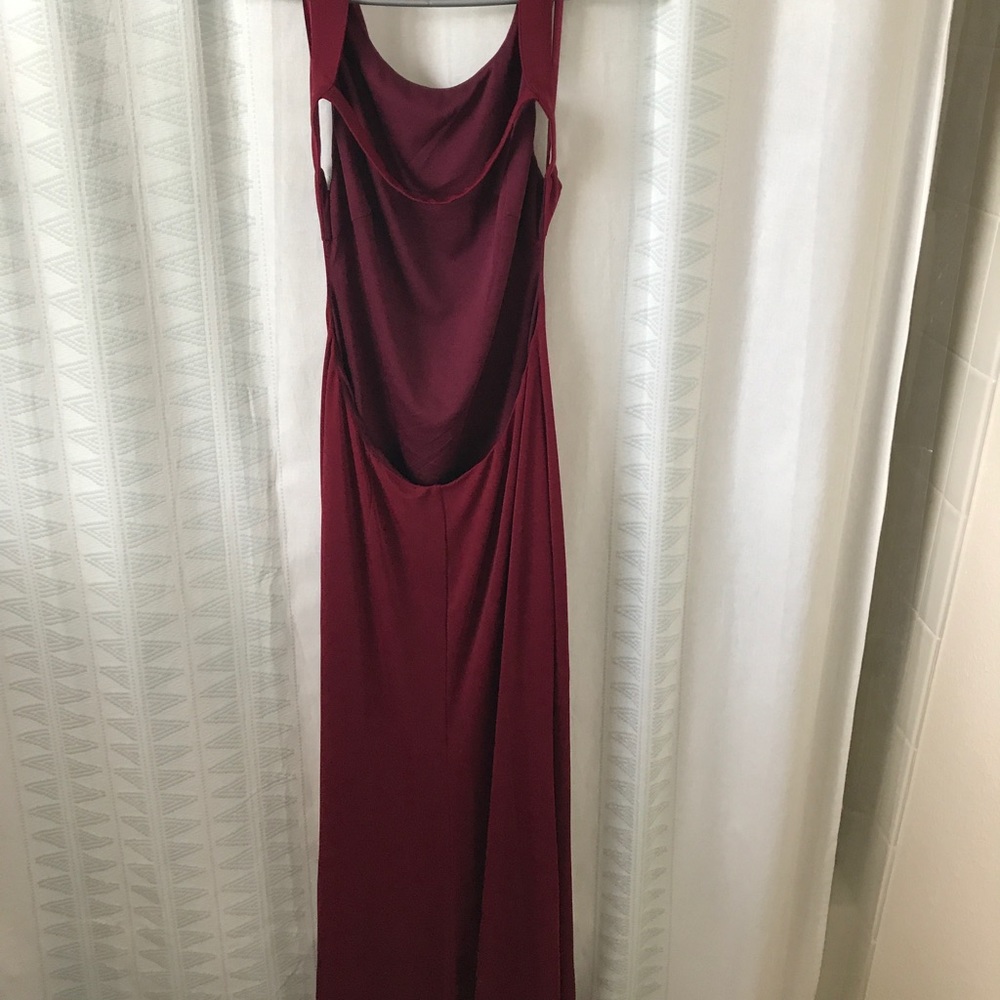 Maroon Gown